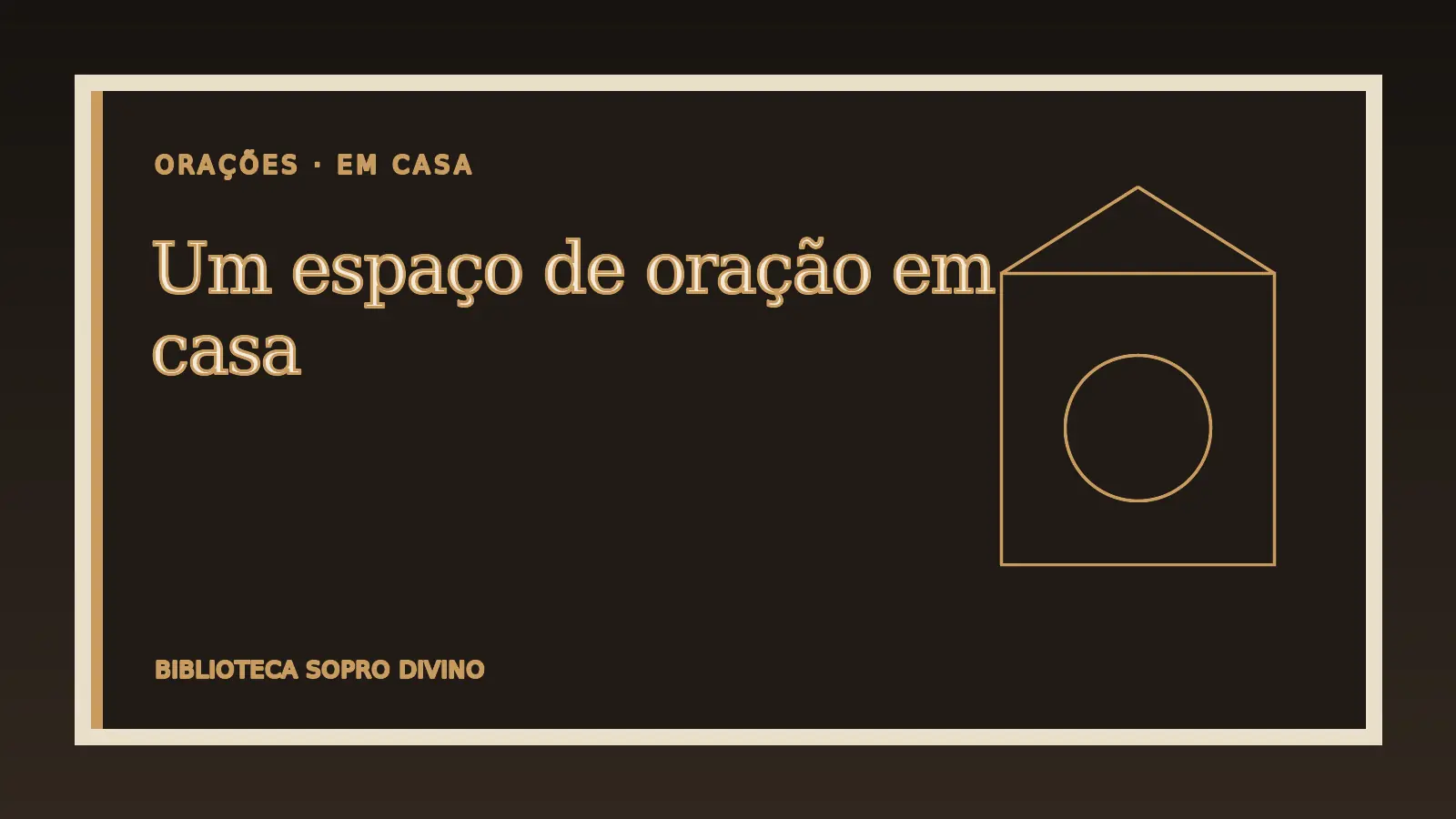 Canto sereno com Bíblia, vela apagada e ramo, preparado para a oração em casa