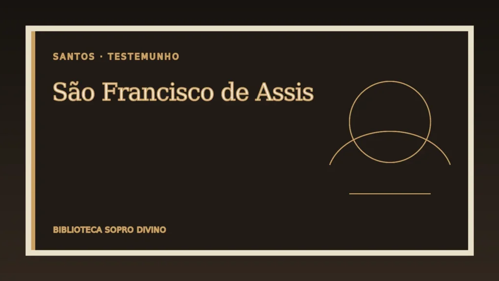 Figura simples entre folhas, pássaro e sol, inspirada no cuidado da criação de São Francisco