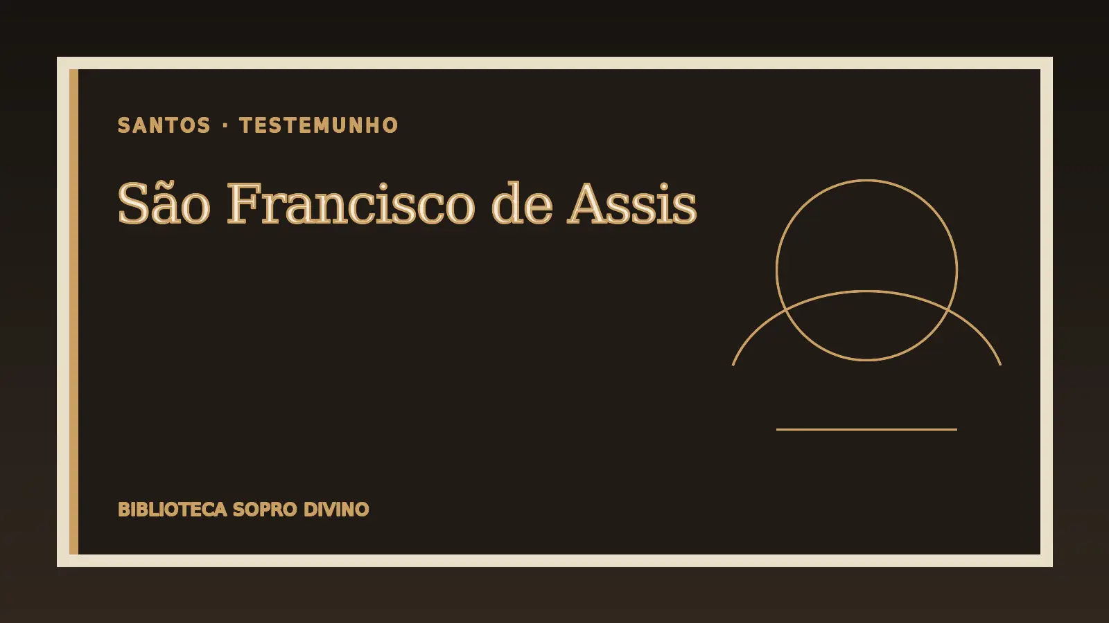 Figura simples entre folhas, pássaro e sol, inspirada no cuidado da criação de São Francisco