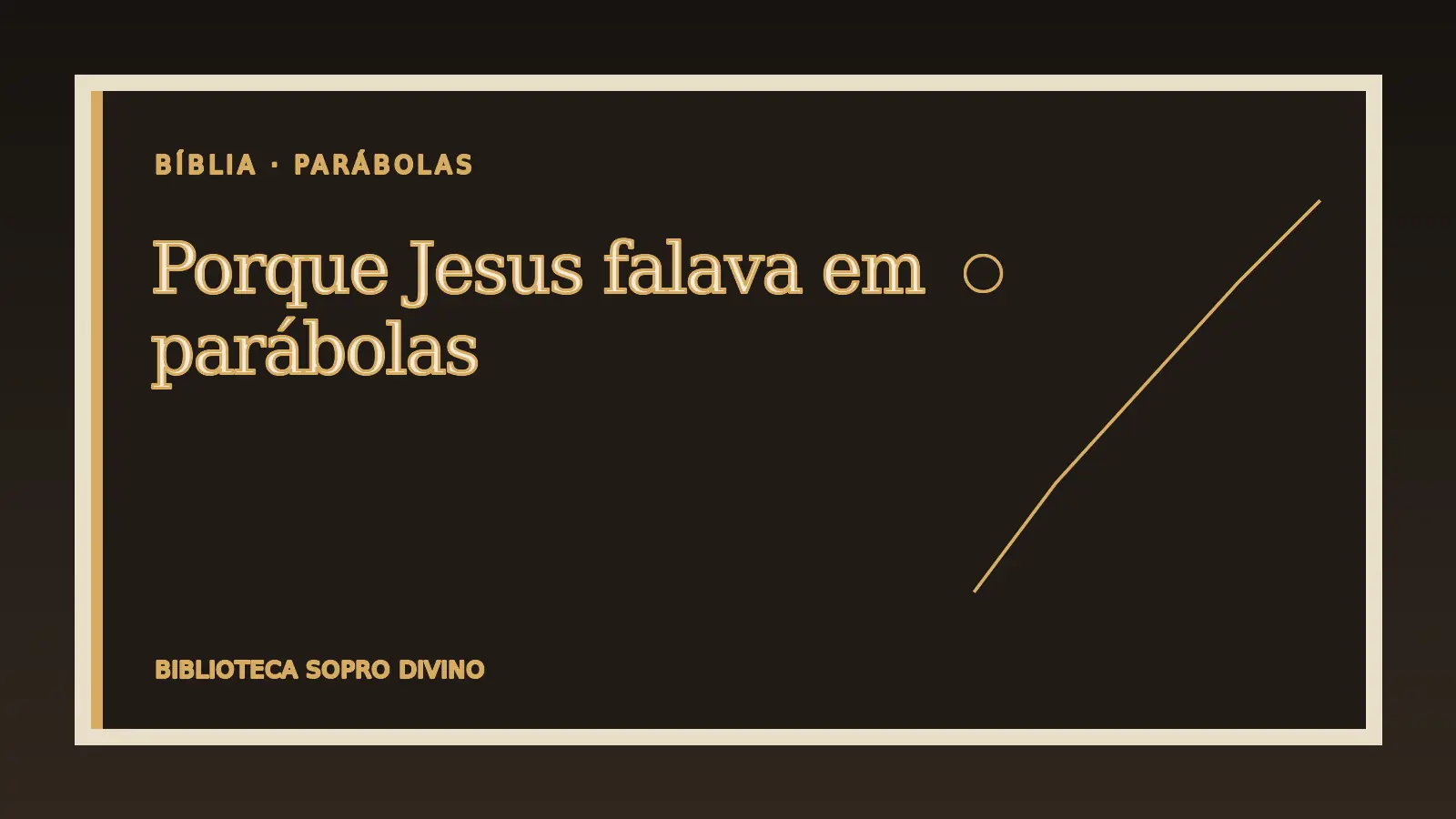 Caminho, sementes e livro aberto representando as parábolas de Jesus